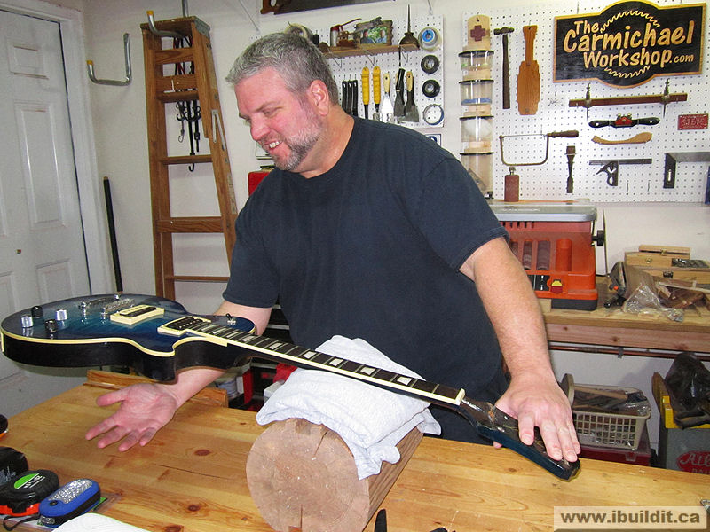 Steve Carmichael's Guitar Neck Repair IBUILDIT.CA